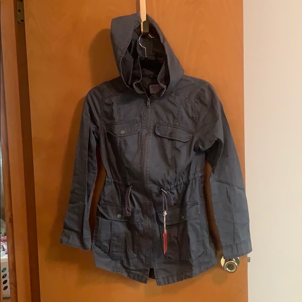 BNWT Mossimo gray utility jacket